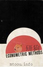 ECONOMETRIC METHODS（1963 PDF版）