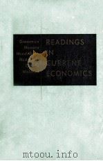READINGS IN CURRENT ECONOMICS 1961 PDF电子版封面