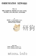 COMMUNICATION NETWORKS VOL.II（1953 PDF版）