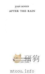 AFTER THE RAIN（1961 PDF版）