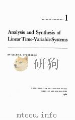 ANALYSIS AND SYNTHESIS OF LINEAR TIME-VARIABLE SYSTEMS（1964 PDF版）