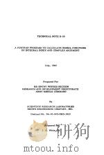 A FORTRAN PROGRAM TOCALCULATE BESSEL FUNCTIONS OF INTEGRAL NIDEX AND COMPLES ARGUMENT（1963 PDF版）