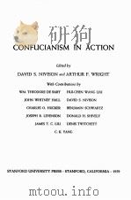 CONFUCIANISM IN ACTION（1959 PDF版）
