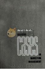 SELECTED CASES IN MARKETING MANAGEMENT 1961 PDF电子版封面