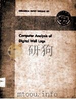 Computer Analysis Of Digital Well Logs GEOLOGICAL SURVEY CIRCULAR 879 PDF电子版封面 James H.Scott