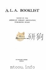 A.L.A. BOOKLIST VOL.V 1964 PDF电子版封面