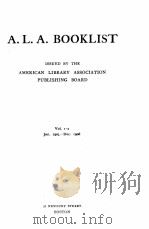 A.L.A. BOOKLIST VOL.I-II 1964 PDF电子版封面