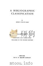 A BIBLIOGRAPHIC CLASSIFICATION VOL.I-II（1952 PDF版）