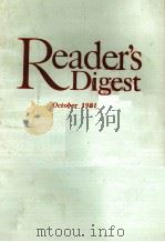 READER‘S DIGEST OCTOBER 1981 PDF电子版封面