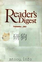 READER‘S DIGEST SEPTEMBER 1981 PDF电子版封面