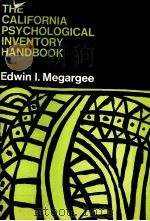 THE CALIFORNIA PSYCHOLOGICAL INVENTORY HANDBOOK 1972 PDF电子版封面