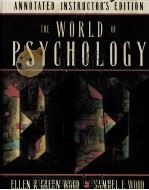 THE WORLD OF PSYCHOLOGY 1993 PDF电子版封面