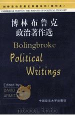 BOLINGBROKE POLITICAL WRITINGS（1997 PDF版）