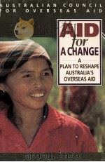 AID FOR A CHANGE 1992 PDF电子版封面