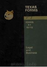 TEXAS FORMS 1993 PDF电子版封面