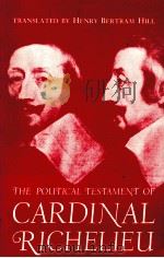 THE POLITICAL TESTAMENT OF CARDINAL RICHELIEU（1961 PDF版）