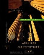 AMERICAN CONSTITUTIONAL LAW VOLUME Ⅰ FIFTH EDITION 1999 PDF电子版封面 RALPH A.ROSSUM AND G.ALAN TARR
