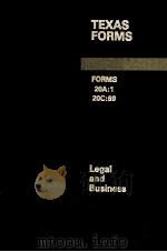 TEXAS FORMS:FORMS 20A:1 20C:69 1994 PDF电子版封面
