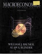 MACROECONOMICS:PRCNCIPLES AND POLICY FIFTH EDITION 1991 PDF电子版封面