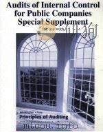 AUDITS OF INTERNAL CONTROL FOR PUBLIC COMPANIES SPECIAL SUPPLEMENT FOR USE WITH FOURTEENTH EDITION PDF电子版封面