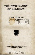 THE PSYCHOLOGY OF RELIGION（1916 PDF版）
