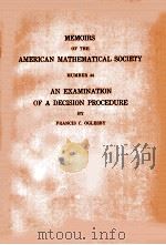 AN EXAMINATION OF A DECISION PROCEDURE（1961 PDF版）
