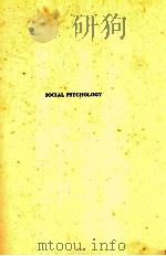SOCIAL PSYCHOLOGY（1930 PDF版）