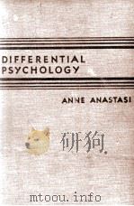 DIFFERENTIAL PSYCHOLOGY（1939 PDF版）