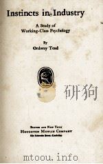 INSTINCTS IN INDUSTRY（1918 PDF版）