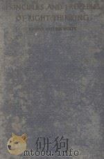PRINCIPLES AND RPOBLEMS OF RIGHT THINKING 1928 PDF电子版封面