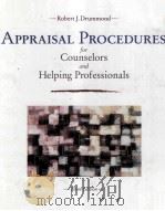 APPRAISAL PROCEDURES OF COUNSELORS AND HELPING PROFESSIONALS THIRD EDITION 1996 PDF电子版封面
