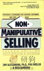 NON-MANIPULATIVE SELLING SECOND EDITION 1987 PDF电子版封面