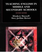 TEACHING ENGLISH IN MIDDLE AND SECONDARY SCHOOLS SECOND EDITION 1997 PDF电子版封面