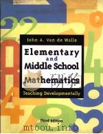 ELEMENTARY AND MIDDLE SCHOOL MATHEMATICS:TEACHING DEVELOPMENTALLY THIRD EDITION（1998 PDF版）