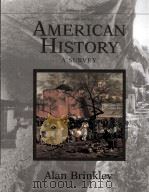 AMERICAN HISTORY:A SURVEY VOLUME 1:TO 1877 ELEVENTH EDITION 1995 PDF电子版封面 ALAN BRINKLEY