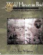WORLD HISTORY IN BRIEF:MAJOR PATERNS OF CHANGE AND CONTINUITY VOLUME ONE TO 1450 THIRD EDITION 1999 PDF电子版封面