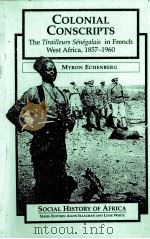 COLONIAL CONSCRIPTS 1991 PDF电子版封面