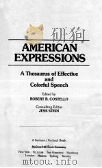 AMERICAN EXPRESSIONS:A THESAURUS OF EFFECTIVE AND COLORFUL SPEECH（1981 PDF版）