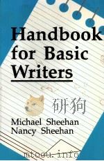 HANDBOOK FOR BASIC WRITERS 1991 PDF电子版封面