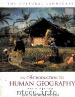 THE CULTURAL LANDSCAPE:AN INTRODUCTION TO HUMAN GEOGRAPHY FIFTH EDITION 1996 PDF电子版封面