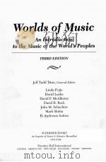 WORLDS OF MUSIC:AN INTRODUCTION TO THE MUSIC OF THE WORLD‘S PEOPLES THIRD EDITION（1996 PDF版）