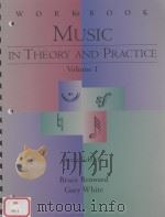 MUSIC IN THEORY AND PRACTICE VOLUME Ⅰ SIXTH ENITION（1997 PDF版）