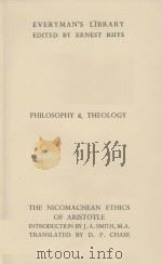 THE ETHIICS OF ARISTOTLE 1934 PDF电子版封面
