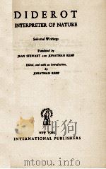 DIDEROT（1943 PDF版）