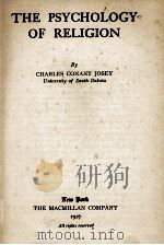 THE PSYCHOLOGY OF RELIGION（1927 PDF版）