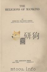 THE RELIGIONS OF MANKIND（1921 PDF版）