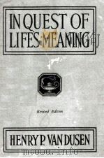 IN QUEST OF LIFE'S MEANING 1937 PDF电子版封面
