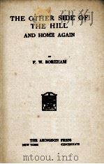 THE OTHER SIDE OF THE HILL AND HOME AGIN（1926 PDF版）