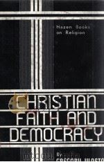 CHRISTIAN FAITH AND DEMOCRACY PDF电子版封面