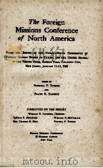 The Foreign Missions Conference of North America PDF电子版封面 FENNELL P. TURNER AND FRANK K.
